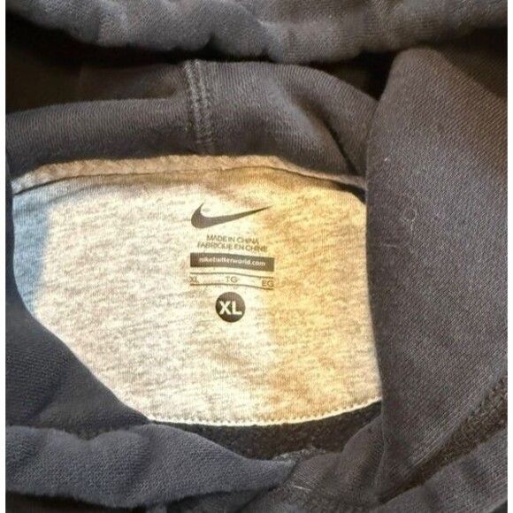 Nike Michigan Wolverines Hoodie Men's Size XL Black Sweatshirt Gray Camo UM - Picture 3 of 8